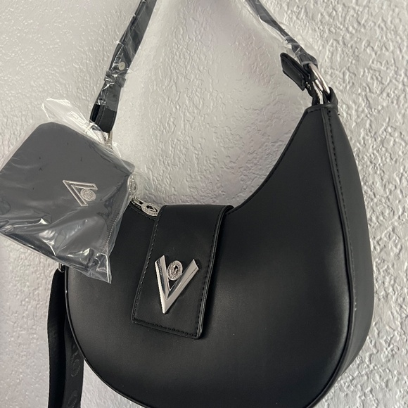 Valentino Orlandi Black Vegan Leather Bag New with Tags - Picture 5 of 12